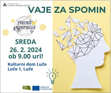 Vaje za spomin - 26. 2. 2025 - Luče